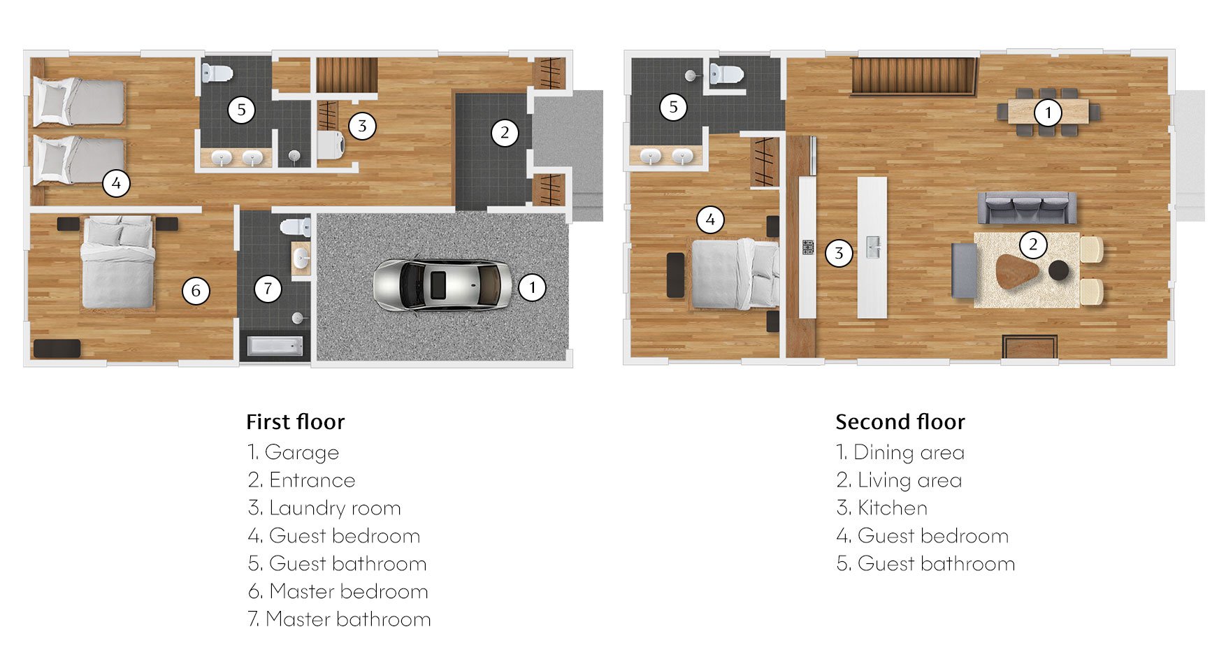 Soga Forest Chalet Floorplan
